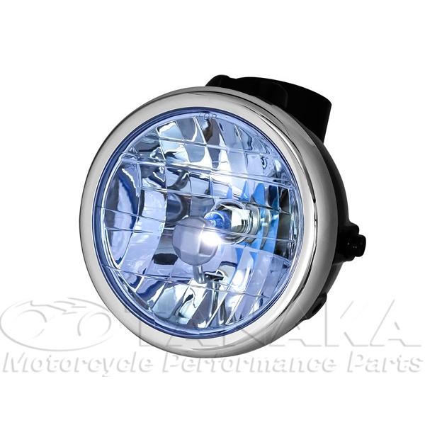 モンキー用 マルチカットリフレクターヘッドライト ブラック ブルー 田中商会直営店 Ca1219 田中商会レッドパーツ店 通販 Yahoo ショッピング