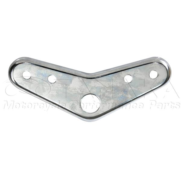 モンキーノーマルハンドル用トップブリッジノーマル折りたたみ式ハンドル専用品【カラー】クロームメッキ【サイズ】フォークピッチ：167mmハンドルポスト取付ピッチ：100mm【適合】5Lモンキー・モンキーゴリラ純正ステム、弊社販売のモンキーノー...