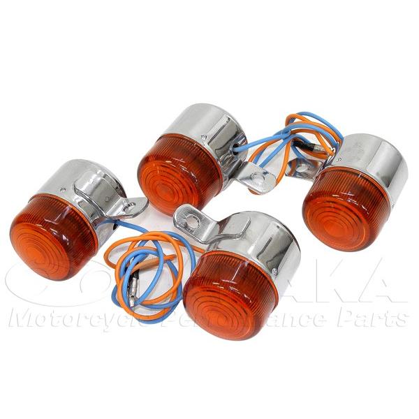 モンキー 田中商会直営店】6V Z50J初期型タイプウインカー オレンジ