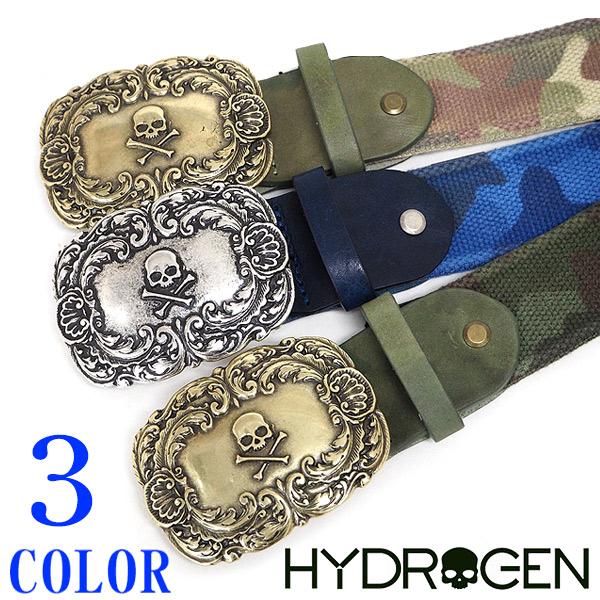 【新品】HYDROGEN ハイドロゲン ベルト 1537295 HYDROGEN（ハイドロゲン） ベルト スカル カモフラージュ 1537295