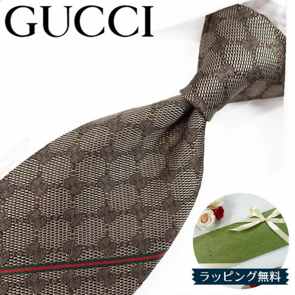 GUCCI（グッチ） ネクタイ GG柄(8cm) A36【ブランド・プレゼント