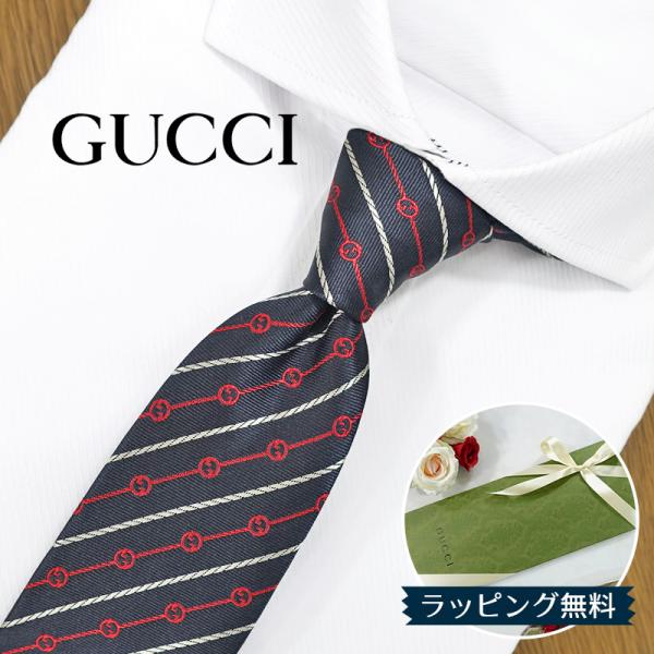 GUCCI（グッチ） ネクタイ (7cm) GG78【ブランド・プレゼント