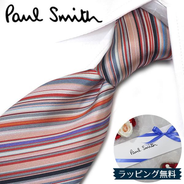 Paul Smith ポールスミス ネクタイ ブランド PS4 ピンク/グレー Paul Smith ポールスミス ネクタイ ブランド PS4 ピンク/グレー