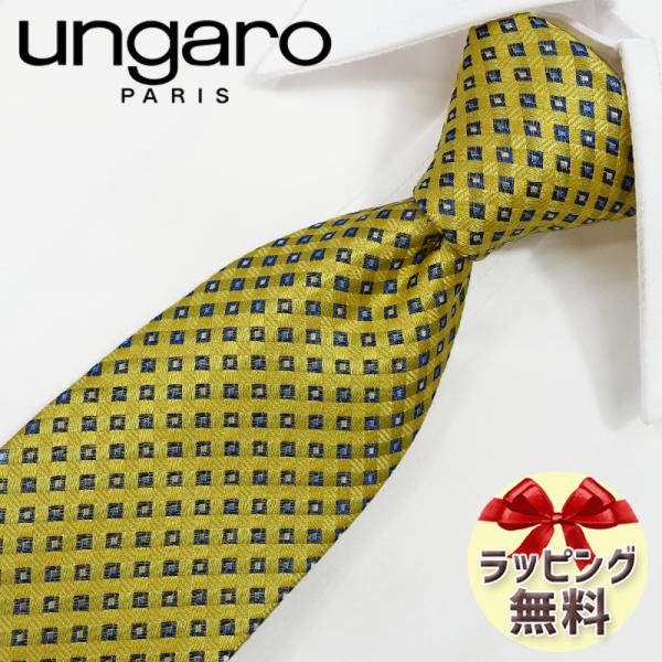 ウンガロ（emanuel ungaro）はフランスで創立された総合アパレルブランドで、パリ オークチュール・コレクションにも参加しています。■商品名:エマニュエル　ウンガロ　ネクタイ■品番:UG6■カラー(ベース/デザイン):イエロー/ネイ...