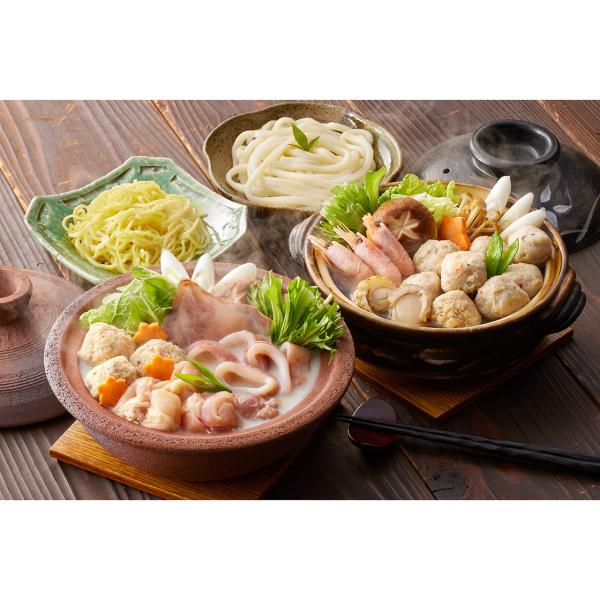 鶏白湯鍋＆海鮮つみれ鍋 食べ比べセット 1896-963 |  お歳暮・お中元・2026・ギフト・贈り物・お取り寄せグルメ・人気・おすすめ・鍋・海鮮