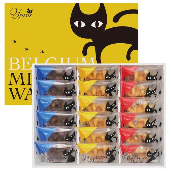 イーペルの猫祭り  ベルギーミニワッフル  4827-868 | お中元・お歳暮・2025・2026・ギフト・贈り物・お取り寄せグルメ・人気・おすすめ・スイーツ小さめサイズのワッフルがたくさん入った、みんなで楽しめるギフトです。メープル・チ...