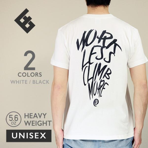 クライミングTシャツ EGOFRANK エゴフランク EF-003 Tシャツ 半袖 メンズ レディース ユニセックス ホワイト ブラック 黒 白 かっこいい おしゃれ WORK LESS