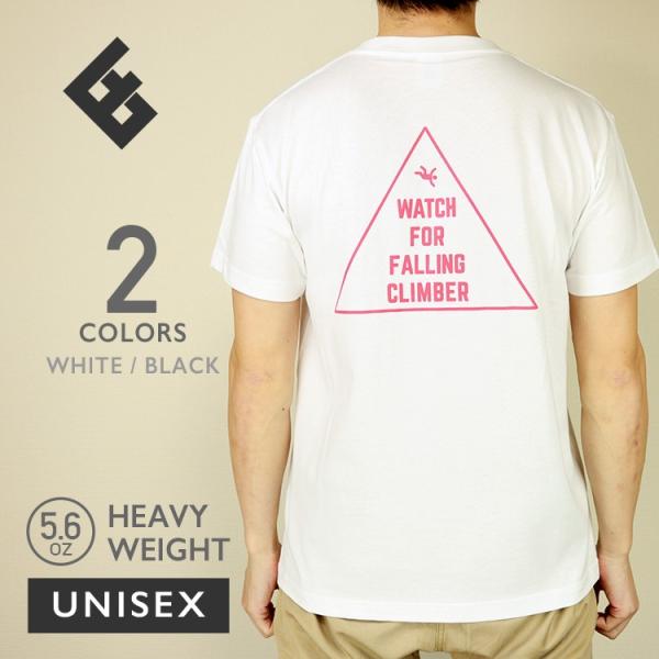 クライミングTシャツ EGOFRANK エゴフランク EF-017 Tシャツ 半袖 メンズ レディース ユニセックス ホワイト ブラック 黒 白 かっこいい おしゃれ FALLING