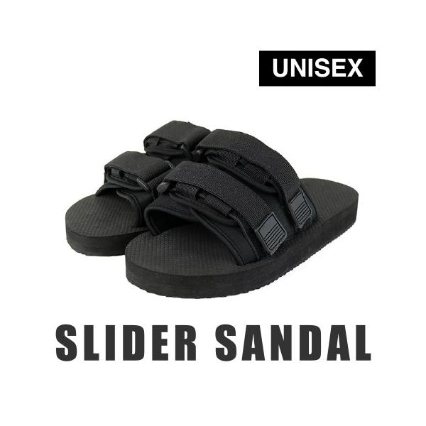 SLIDER SANDAL スライダーサンダル MT-LKA1825 メンズ レディース ユニセックス　サンダル BLACK ブラック