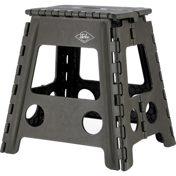 不二貿易 折りたたみ椅子 アウトドア 軽量 踏み台 折畳み コンパクト ステップ スツール 釣り キャンプ 花火大会 幅39×奥行33×高さ39cm カーキ ア