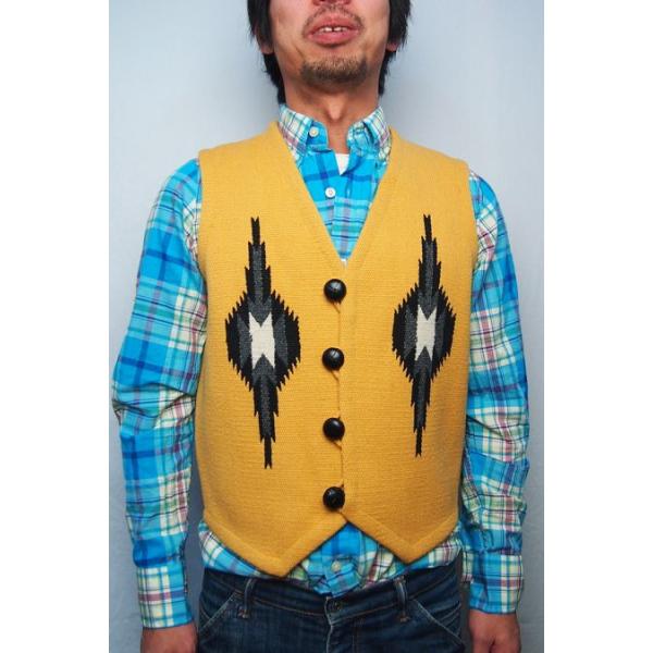 【美品】オルテガ社製　ベスト　サイズ36（Ｓ） ORTEGA'S（オルテガ） （ORTEGA'S） / チマヨ ベスト（ゴールド
