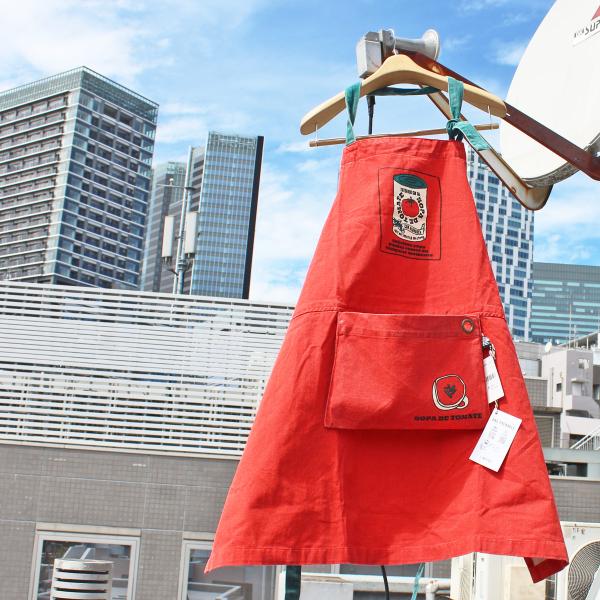 AND PACKABLE PACKABLE APRON パッカブル エプロン WASHABLE COTTON