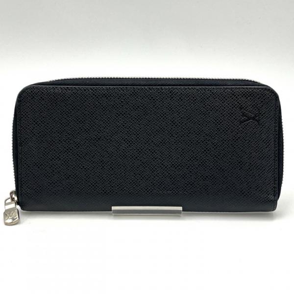 ルイヴィトン ジッピーウォレット ヴェルティカル タイガ 長財布 メンズ 黒 LOUIS VUITTON（ルイ・ヴィトン） ジッピーウォレット ヴェルティカル