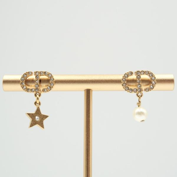 DIOR（ディオール）Petit CD Lucky Charms ピアス ゴールド ライン