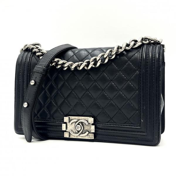 CHANEL（シャネル） ボーイシャネル チェーンショルダーバッグ 黒
