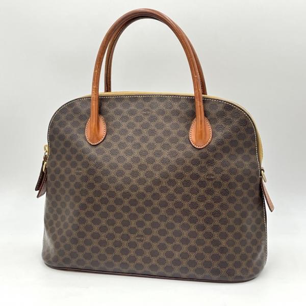CELINE（セリーヌ） マカダム ヴィンテージ ハンドバッグ ミニボストン