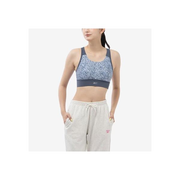 【リーボック公式】ランニング ブラトップ / RUNNING AOP BRA TOP （グレーブルー）