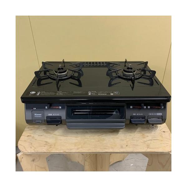 リンナイ 中古 都市ガス 左強火力 59cm ガスコンロ RTE594BK2L リンナイ 中古 都市ガス 左強火力 59cm ガスコンロ RTE594BK2L