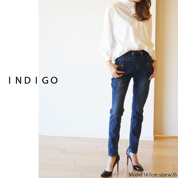 デニム レディース パンツ テーパード ストレッチ ウエストゴム ウエストリブ 美脚 スキニー ジーンズ 送料無料 D 0007 Ref 通販 Yahoo ショッピング