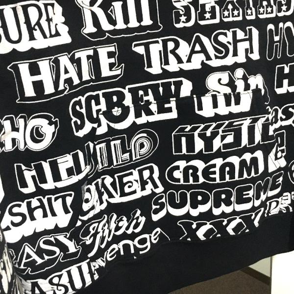 Hysteric Glamour ヒステリックグラマー テキスト フード スウェットパーカー シュプリーム ヒステリックグラマー パーカー ブラック メンズ 未使用 中古 Angbar Kotabogor Go Id