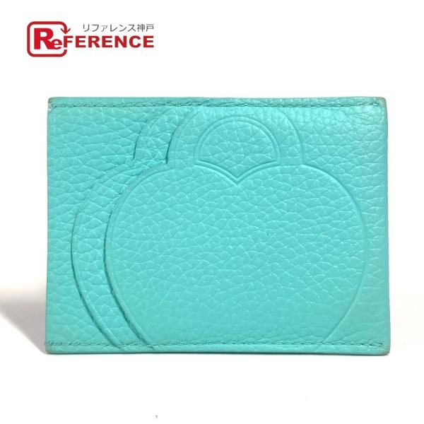 TIFFANY&Co. ティファニー リターントゥティファニー ハート 名刺入れ パスケース カードケース ブルー レディース【中古】