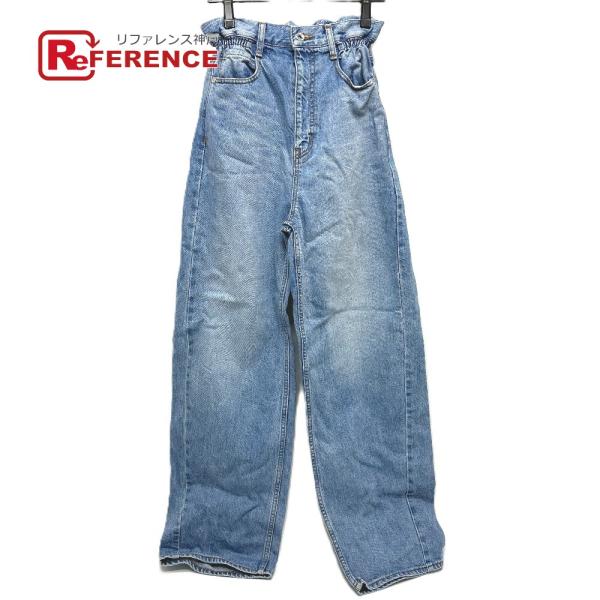 新品同様 DOUBLE STANDARD CLOTHING ダブルスタンダードクロージング 0206-590-251A ワイドパンツ デニムパンツ レディース【中古】