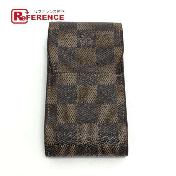 LOUIS VUITTON ルイヴィトン N63024 エテュイ・シガレット ダミエ タバコケース シガレットケース エベヌ ブラウン ユニセックス【中古】