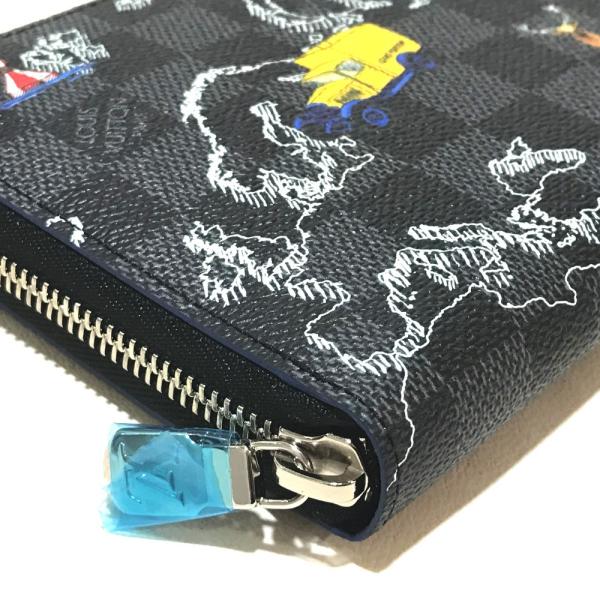 Louis Vuitton ルイ ヴィトン N404 ジッピーオーガナイザー Nm ダミエグラフィット 長財布 小銭入れあり ブラック グレー メンズ 新作 新品 Pymr Go Th