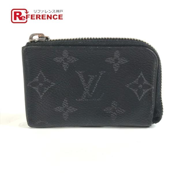 LOUIS VUITTON ルイヴィトン M63536  ポルトモネジュール 財布 小銭入れ モノグラムエクリプス コインケース ブラック メンズ【中古】