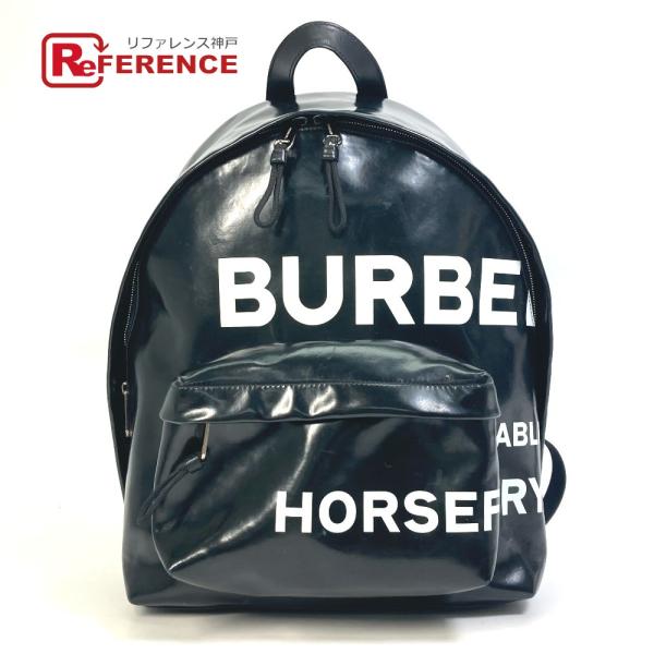 バーバリー BURBERRY ML JETT ホースフェリー 8021908 バックパック リュックサック コーティングキャンバス ブラック reference_17117-21958-10