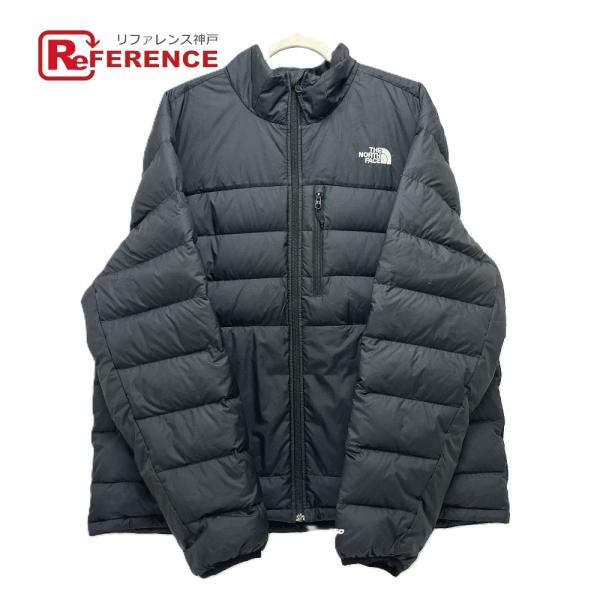 THE NORTH FACE ザ・ノースフェイス ロゴ アウター アパレル ダウン ダウンジャケット ブラック レディース【中古】