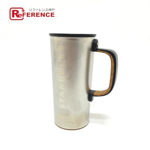 Starbucks Coffee スターバックス ステンレスマグ ローフィニッシュ 355ml (12oz)  ハンドル付タンブラー Home Collection 【中古】