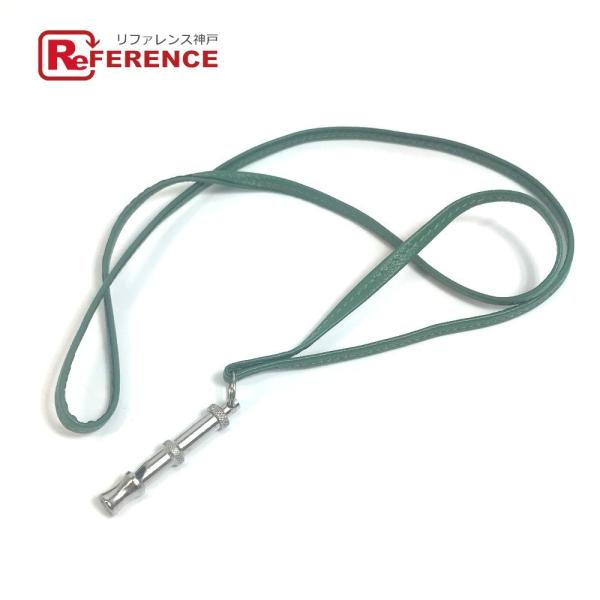 HERMES エルメス シフレ 犬笛 ホイッスル ネックストラップ