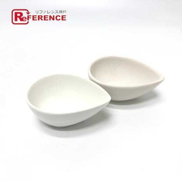 未使用 no brand ノーブランド 小皿 2点セット 小皿 お皿 ホワイト ユニセックス【中古】