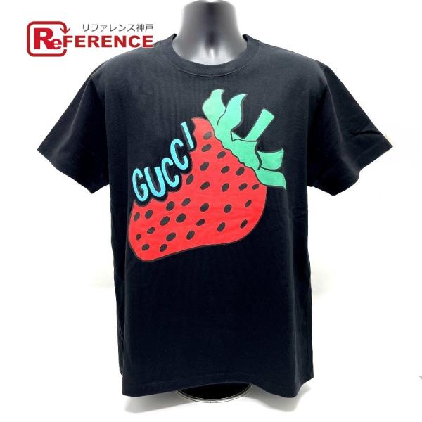 GUCCI グッチ イチゴ柄 プリント ロゴ トップス 半袖Ｔシャツ アパレル