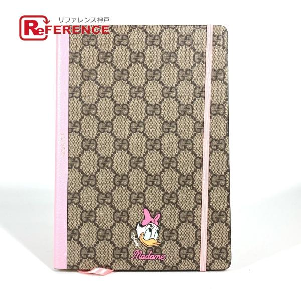 未使用 GUCCI グッチ デイジーダック GGスプリーム ノート メモ帳 ステーショナリー ディズニーコラボ DISNEY ノートブック 【中古】