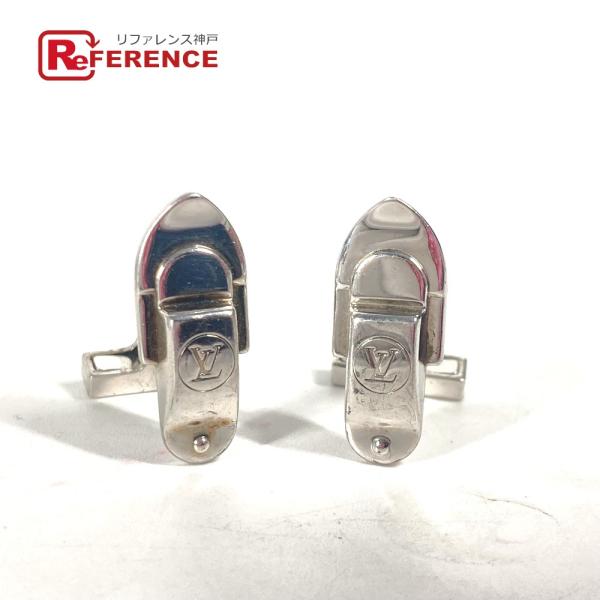 LOUIS VUITTON ルイヴィトン M64496 ブトン・ドゥマンシェット・セニョール アクセサリー カフス シルバー メンズ【中古】