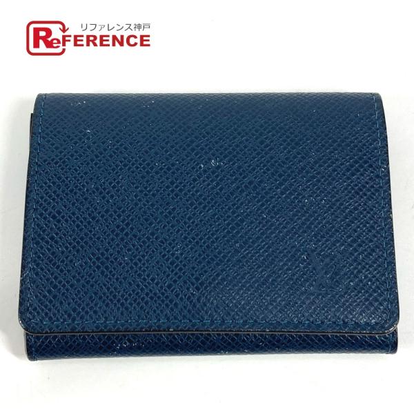 LOUIS VUITTON ルイヴィトン M64022 アンヴェロップ カルト ドゥ ヴィジット MM 名刺入れ パスケース  タイガ カードケース【中古】