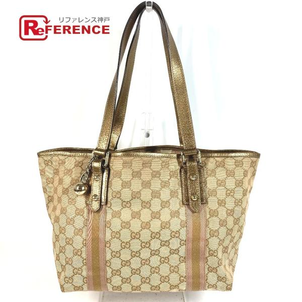 GUCCI（グッチ） 137396 ロゴ GG カバン 肩掛け トートバッグ チャーム