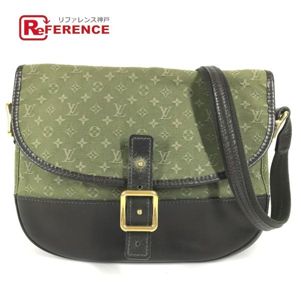 LOUIS VUITTON ルイヴィトン M92673  ベランジェール 斜め掛け カバン ポシェット モノグラムミニ ショルダーバッグ カーキ【中古】