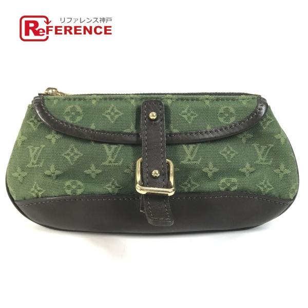 LOUIS VUITTON ルイヴィトン M92698 アンソフィ マルチポーチ 小銭入れ コインケース 財布 モノグラムミニ ポーチ カーキ 【中古】