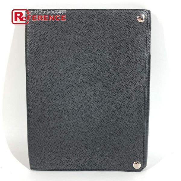 LOUIS VUITTON ルイヴィトン M93804 エテュイ iPadケース  アイパッド カバー タイガ iPadケース アルドワーズ ブラック【中古】