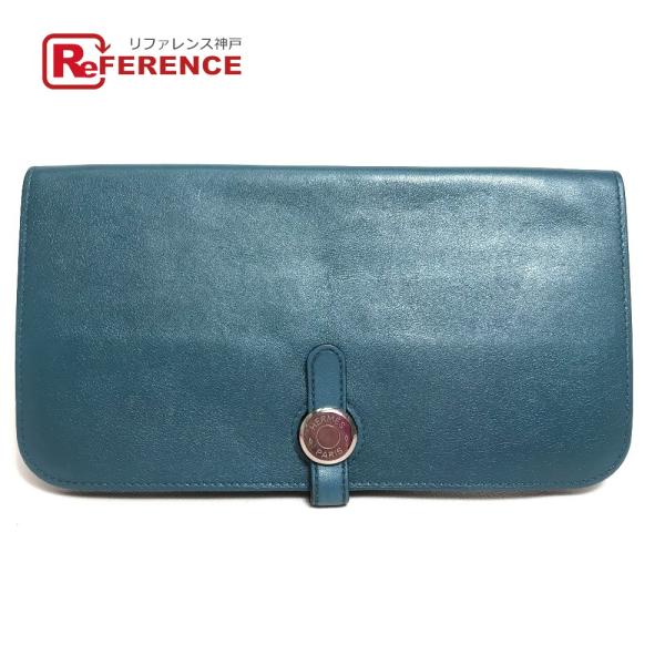 HERMES エルメス ドゴン レクトヴェルソ ドゴンロング 長財布 A刻