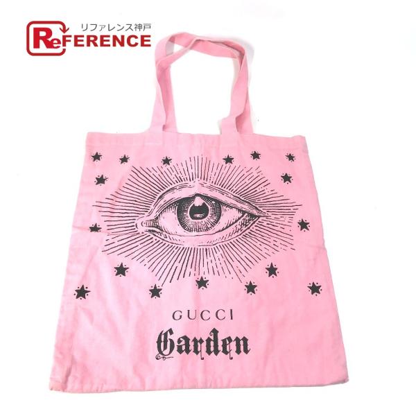 GUCCI GUCCI Garden ピンク エコバッグ Gucci Garden グッチ ガーデン アイモチーフ トートエコバック