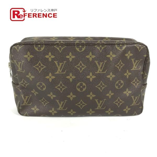 LOUIS VUITTON ルイヴィトン トゥルーストワレット28 メイクポーチ 化粧ポーチ マルチポーチ モノグラム 化粧ポーチ【中古】