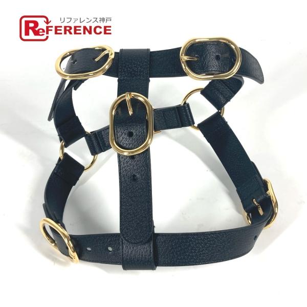 未使用 グッチ GUCCI 695253 ペットハーネス L レザー 未使用 グッチ GUCCI 695253 ペットハーネス L レザー