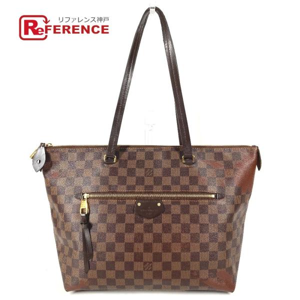 LOUIS VUITTON ルイヴィトン N41013 イエナMM ショルダーバッグ 肩掛け ダミエ トートバッグ エベヌ ブラウン ユニセックス【中古】