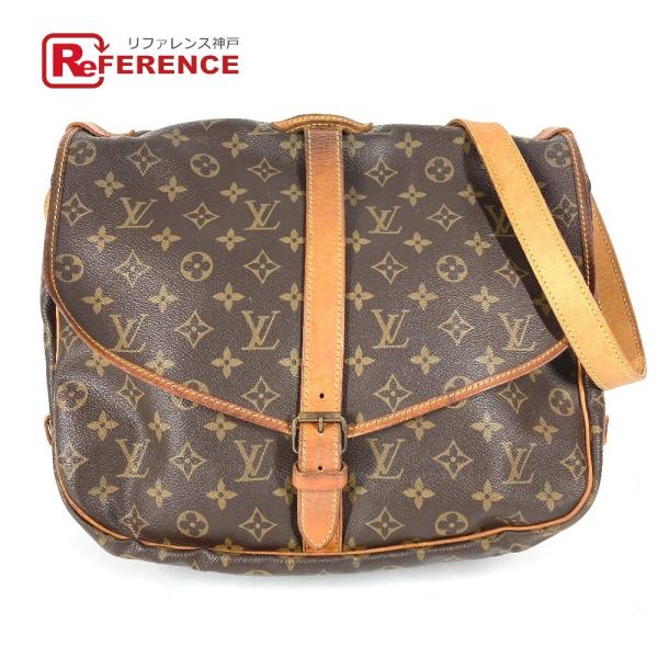 LOUIS VUITTON ルイヴィトン M42254  ソミュール35 ソミュール35 カバン バッグ 斜め掛け フラップ モノグラム ショルダーバッグ【中古】