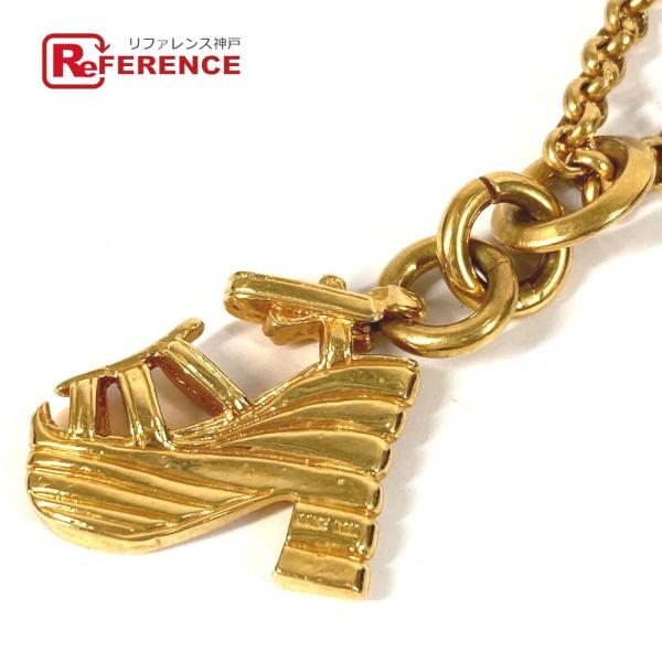 Salvatore Ferragamo サルヴァトーレフェラガモ アクセサリー  ロング チェーンネックレス ヴィンテージ ネックレス ゴールド【中古】