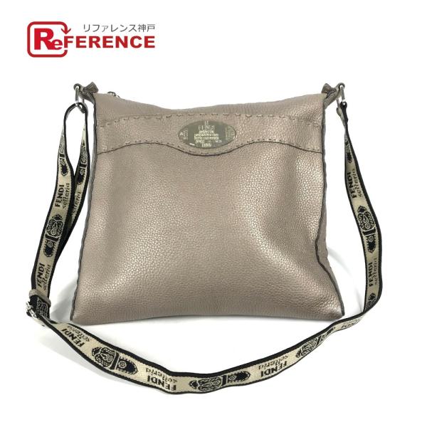 FENDI フェンディ セレリア カバン 斜め掛け ショルダーバッグ ベージュ系 レディース【中古】